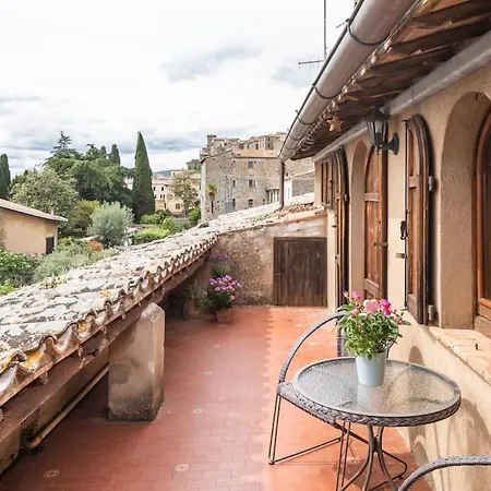 Sunset And Apartment Bolsena